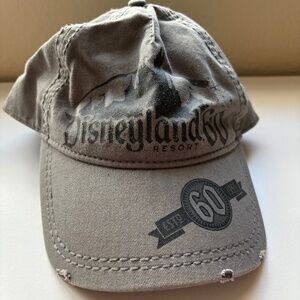 Disneyland 60th Anniversary Distressed Baseball Cap